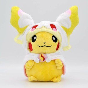 PikaChu Mega Audino Hood Pokémon Plushie